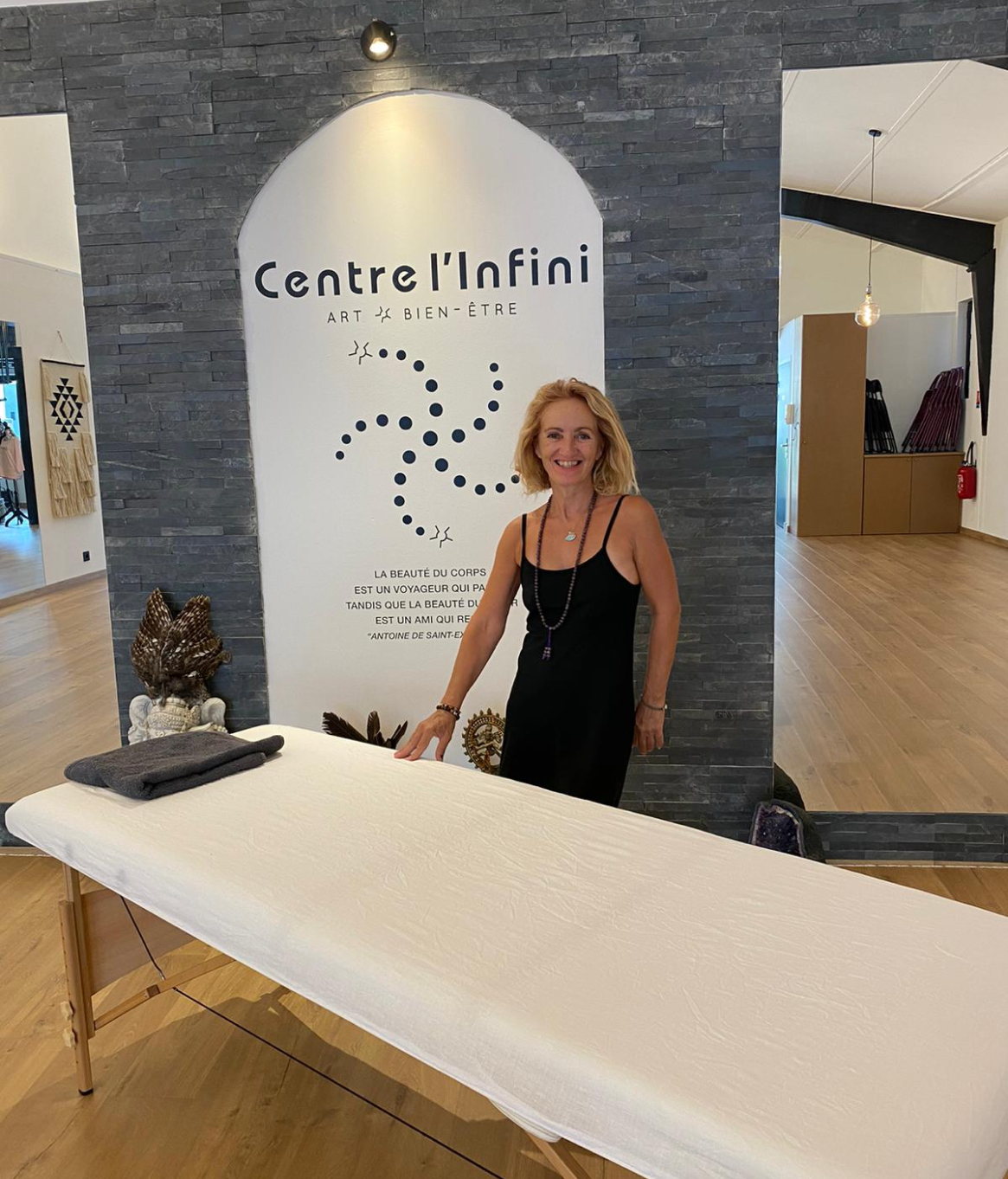Patricia Courselle au Centre Infini